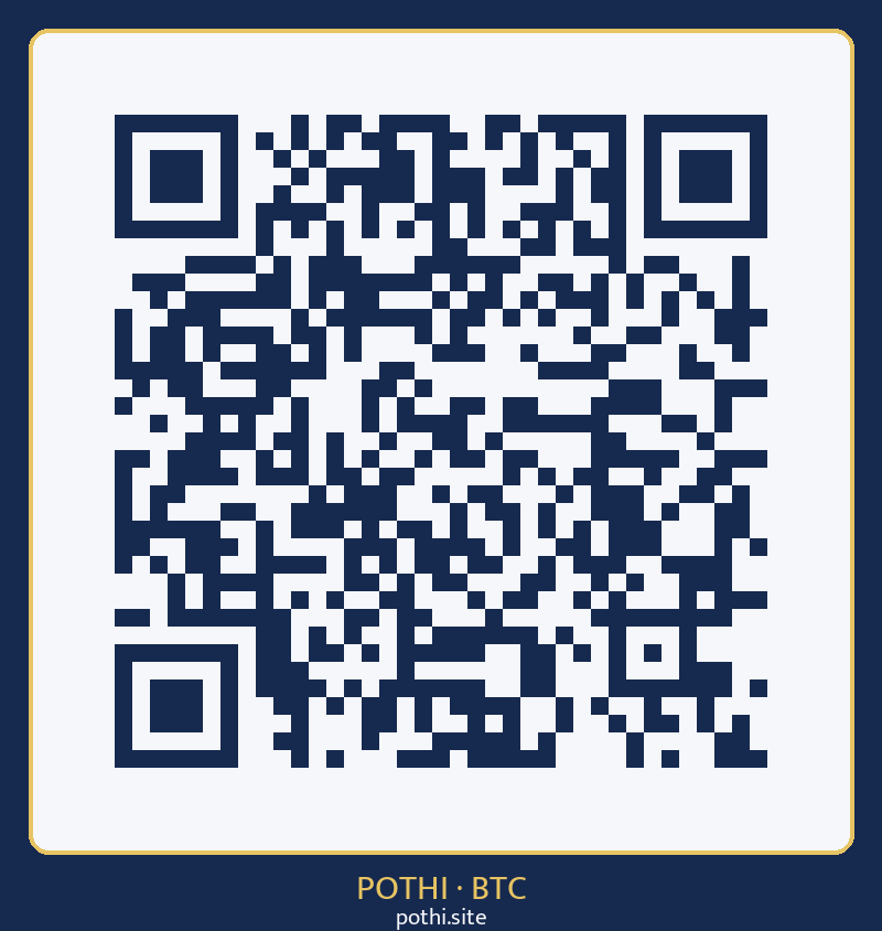 Bitcoin donation QR code