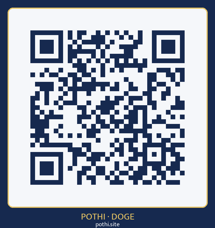 Dogecoin donation QR code